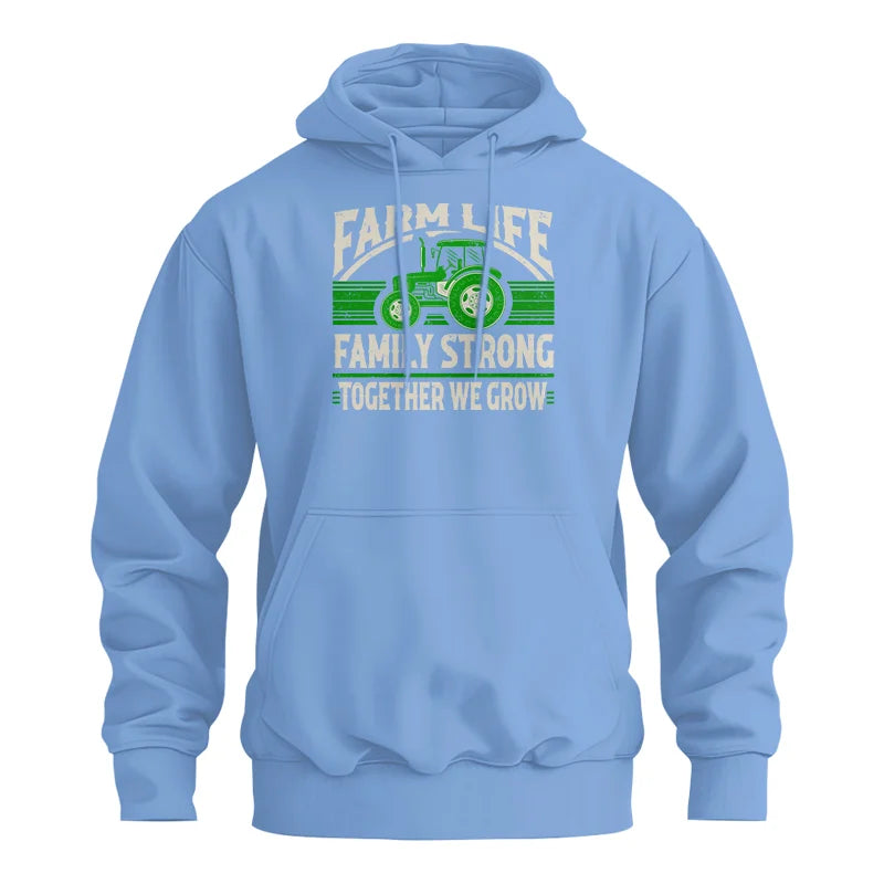 Farm life Family Strong_Together We grow - Unisex Heavy Blend™ Hooded Sweatshirt