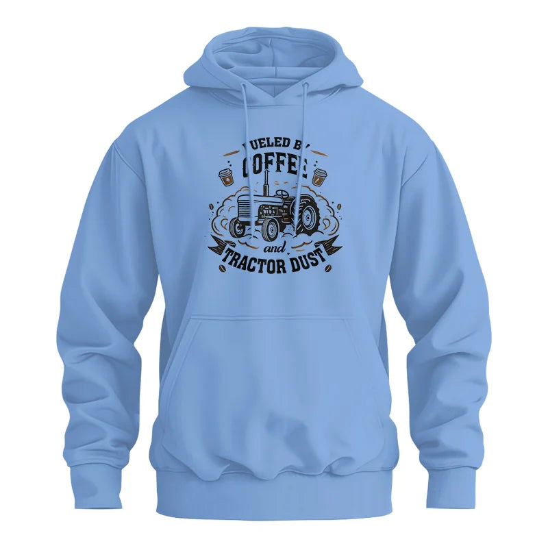 Image of Fueled By Coffee And Tractor Dust - Unisex Heavy Blend™ Hooded Sweatshirt