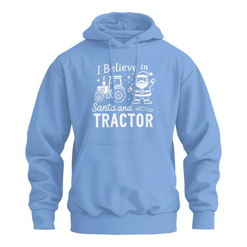 I Believe In Santa And Tractor - Unisex Heavy Blend™ Hooded Sweatshirt