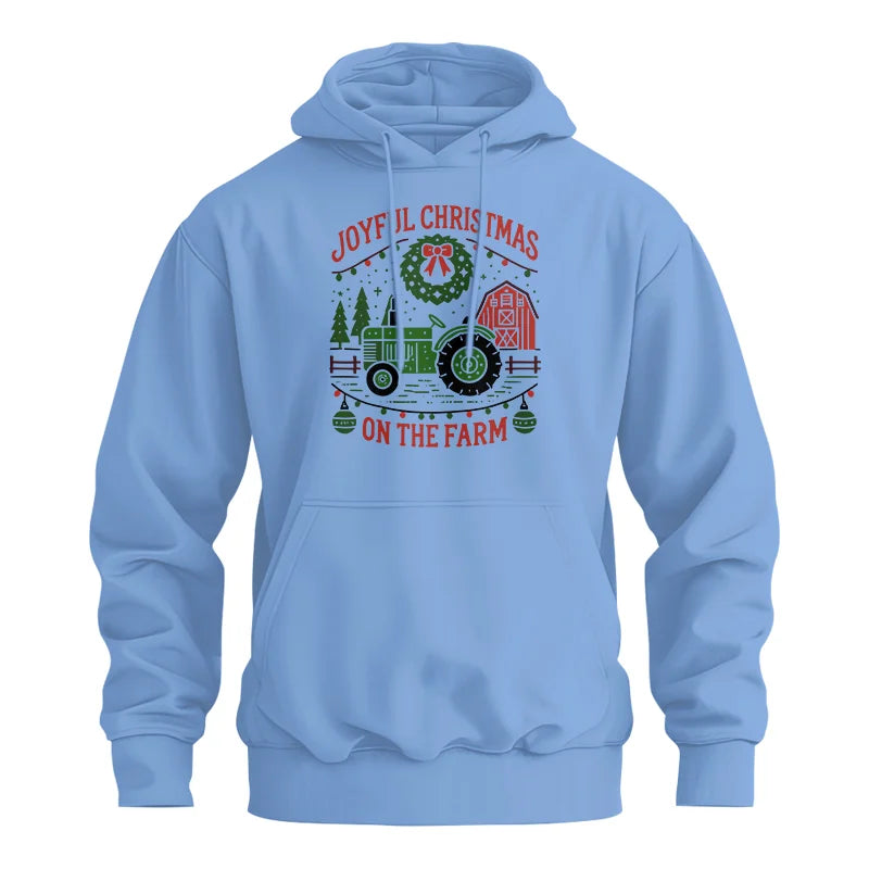 Joyful Christmas On The Farm 3 - Unisex Heavy Blend™ Hooded Sweatshirt