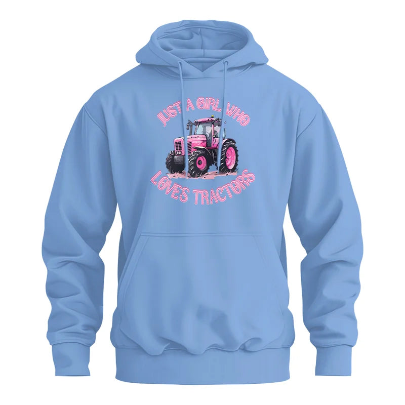 Just A Girl Who Loves Tractors 1 - Unisex Heavy Blend™ Hooded Sweatshirt