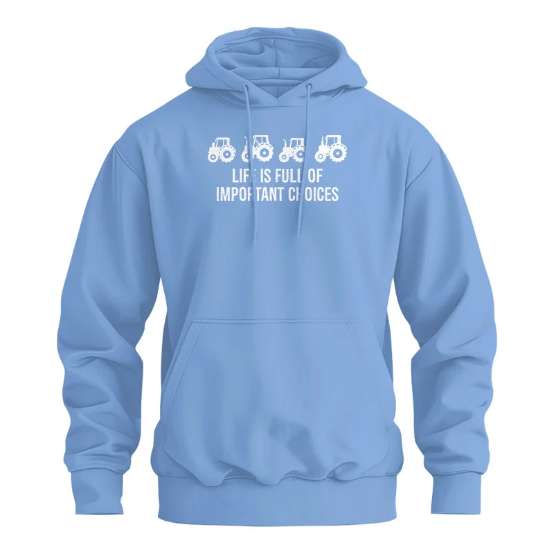 Image of Life Is Full Of Important Choices 18 - Unisex Heavy Blend™ Hooded Sweatshirt