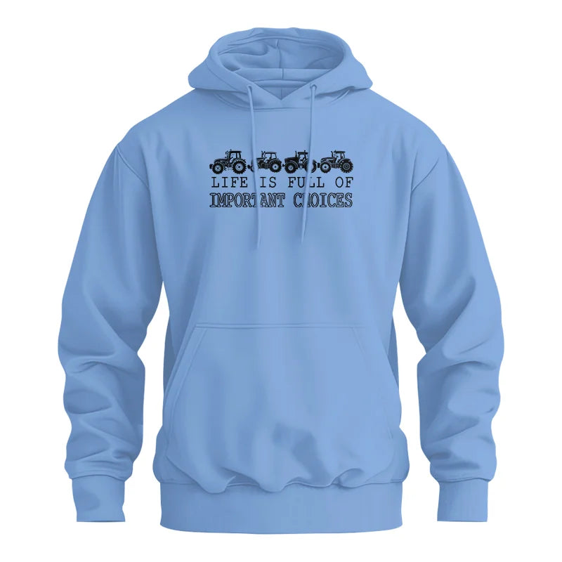 Image of Life Is Full Of Important Choices 30 - Unisex Heavy Blend™ Hooded Sweatshirt