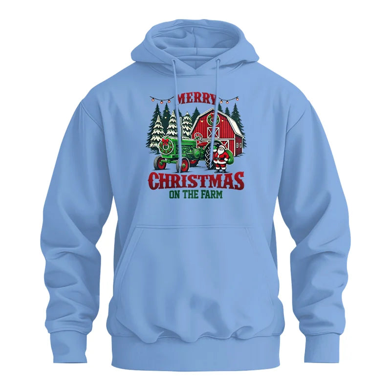 Merry Christmas On The Farm 3 - Unisex Heavy Blend™ Hooded Sweatshirt