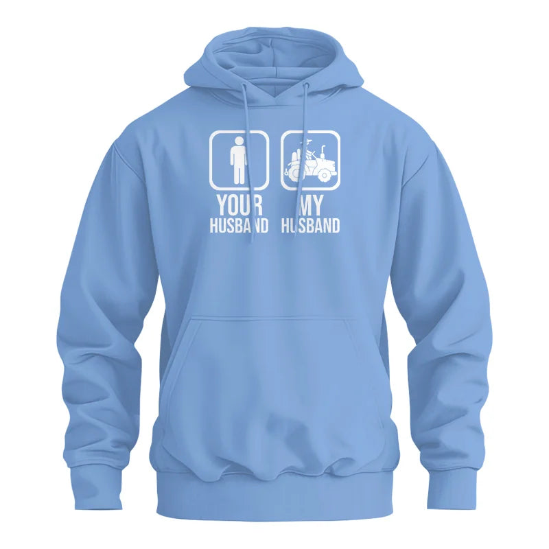 My Husband Is Cooler Than Yours Funny Farm Tractor 1 - Unisex Heavy Blend™ Hooded Sweatshirt