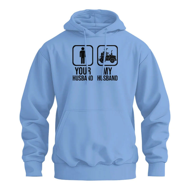 My Husband Is Cooler Than Yours Funny Farm Tractor 2 - Unisex Heavy Blend™ Hooded Sweatshirt