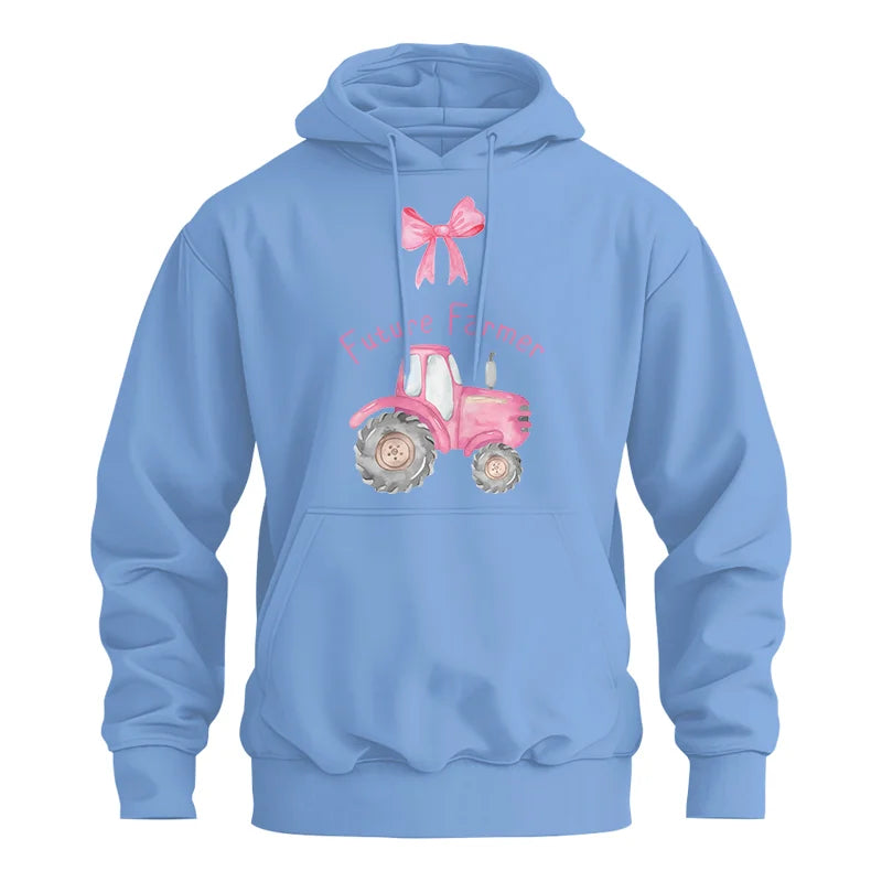 Image of Pink Tractor For Future Farmer - Unisex Heavy Blend™ Hooded Sweatshirt