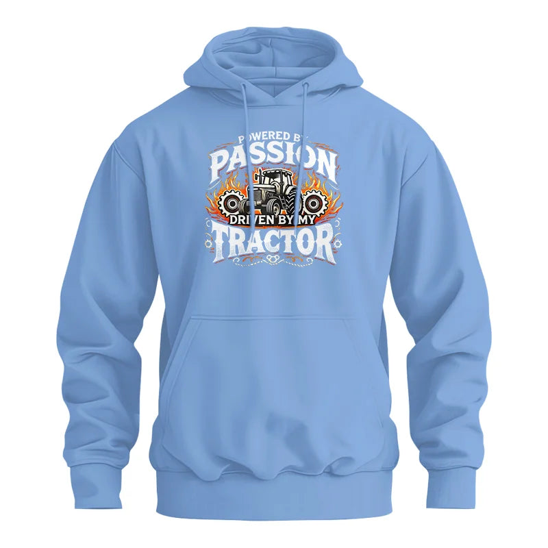 Powered By Passion Driven By My Tractor 1 - Unisex Heavy Blend™ Hooded Sweatshirt