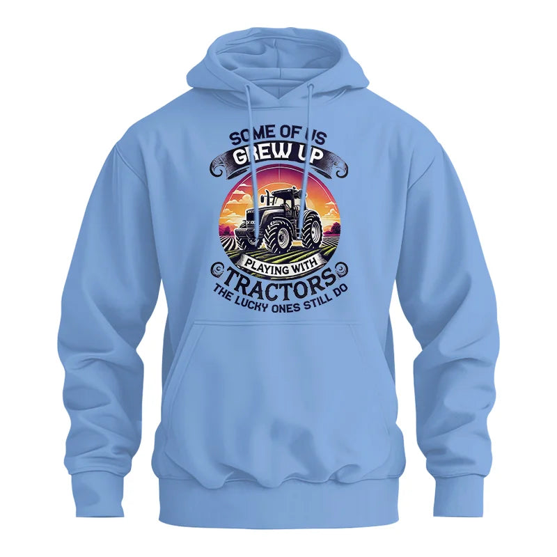 Some Of Us Grew Up Playing With Tractors 4 - Unisex Heavy Blend™ Hooded Sweatshirt