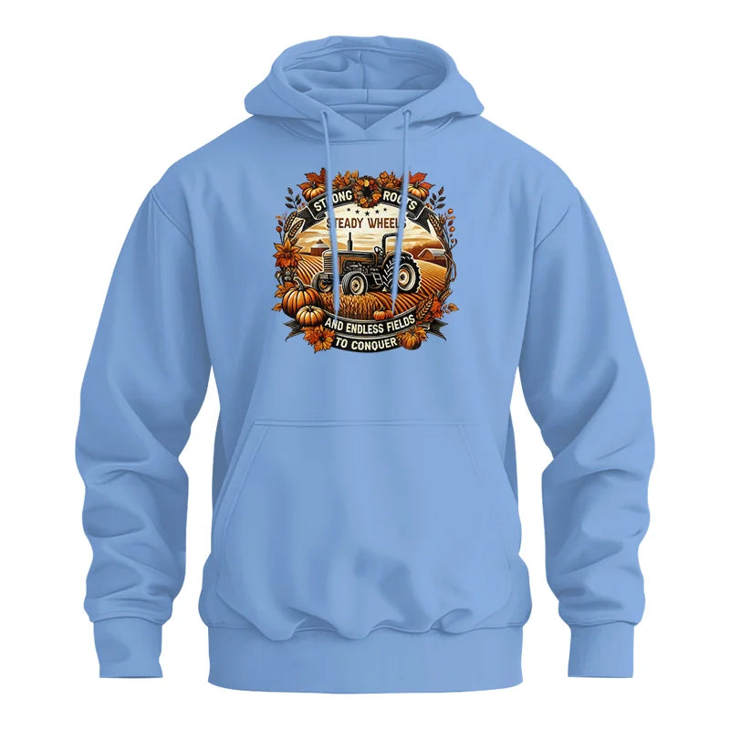 Thanksgiving Farmer Endless Fields To Conquer 1 - Unisex Heavy Blend™ Hooded Sweatshirt