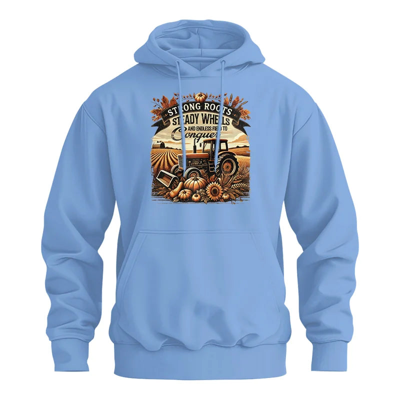 Thanksgiving Farmer Endless Fields To Conquer 2 - Unisex Heavy Blend™ Hooded Sweatshirt