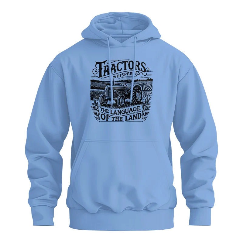 Tractors Whisper The Language Of The Land 1 - Unisex Heavy Blend™ Hooded Sweatshirt