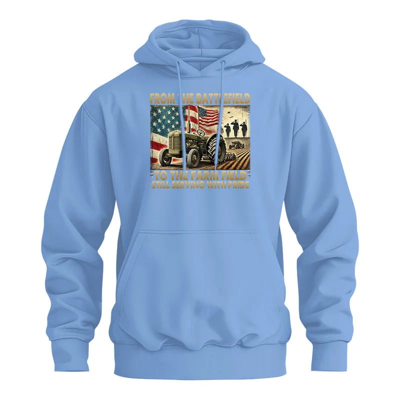 Veteran Farmer From The Battlefield To The Farm Field 1 - Unisex Heavy Blend™ Hooded Sweatshirt