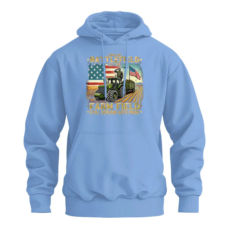 Veteran Farmer From The Battlefield To The Farm Field 2 - Unisex Heavy Blend™ Hooded Sweatshirt