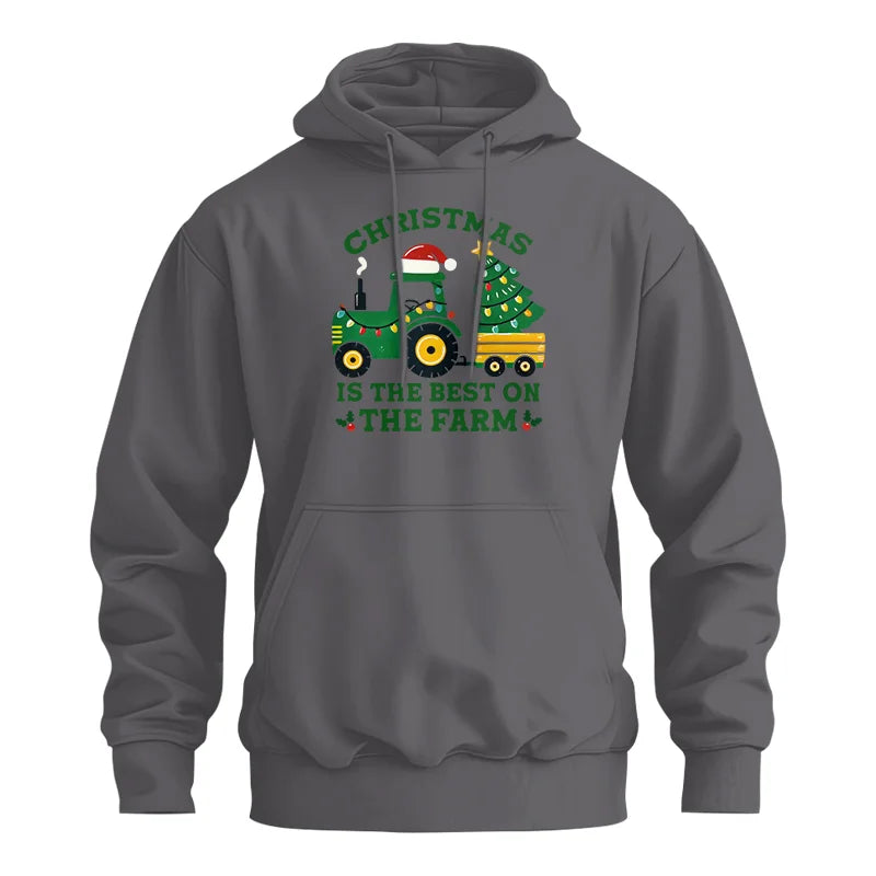 Christmas Is The Best On The Farm - Unisex Heavy Blend™ Hooded Sweatshirt