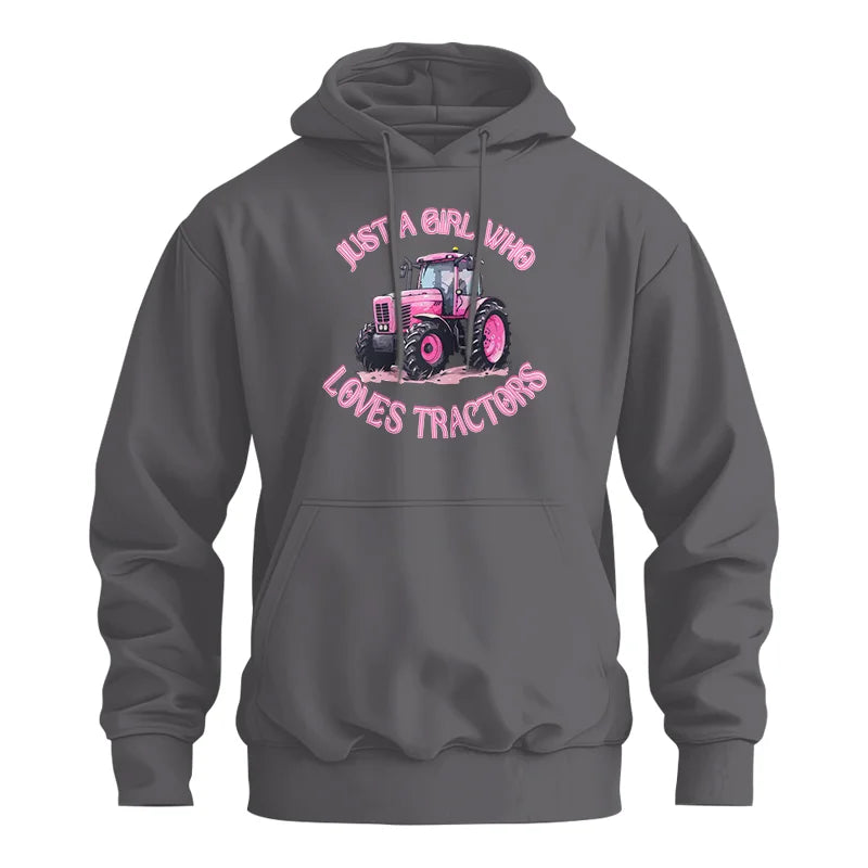 Just A Girl Who Loves Tractors 1 - Unisex Heavy Blend™ Hooded Sweatshirt