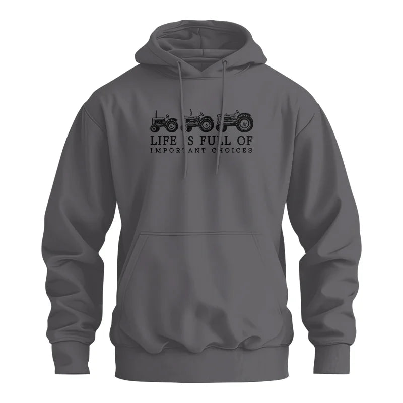 Life Is Full Of Important Choices 13 - Unisex Heavy Blend™ Hooded Sweatshirt