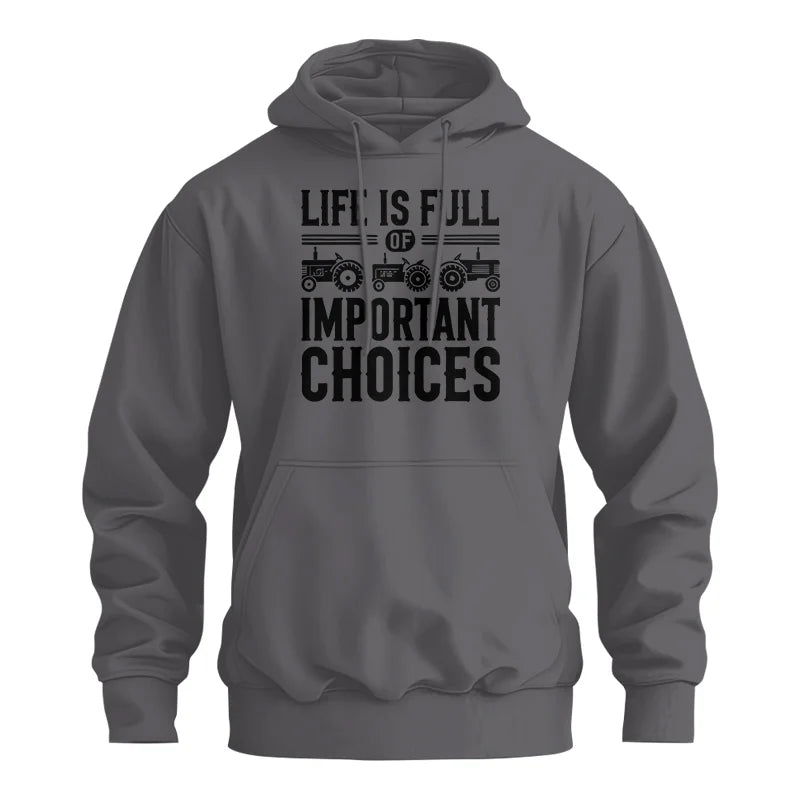 Image of Life Is Full Of Important Choices 26 - Unisex Heavy Blend™ Hooded Sweatshirt