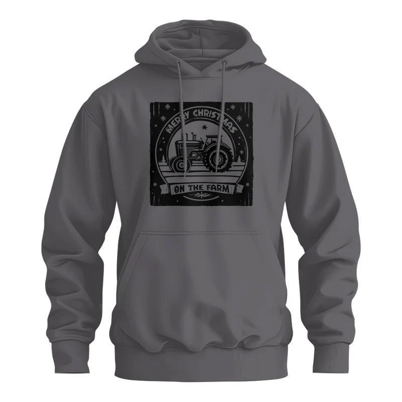 Merry Chritmas On The Farm 5 - Unisex Heavy Blend™ Hooded Sweatshirt