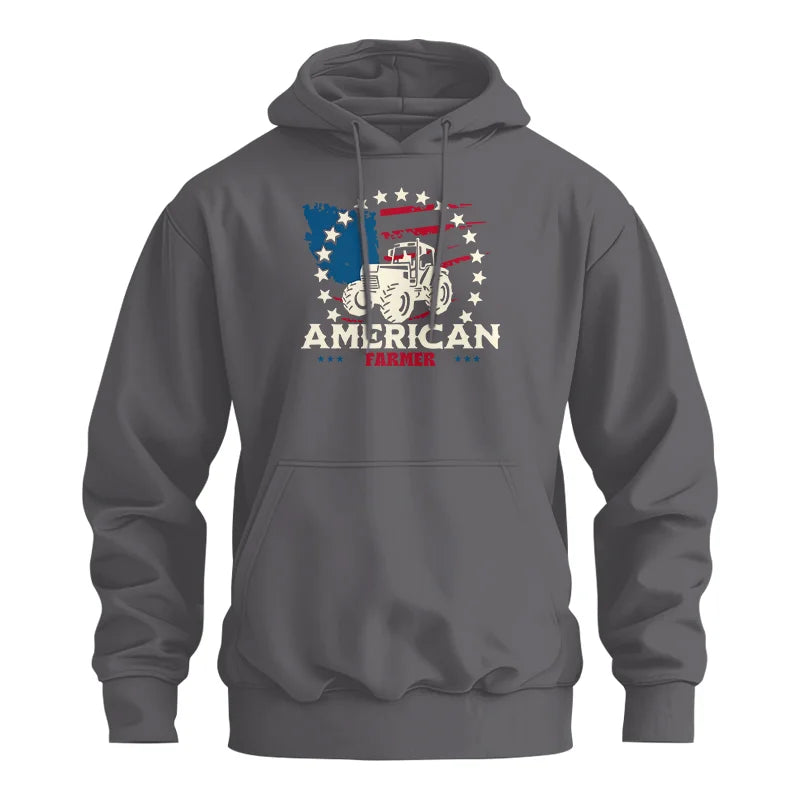 Proud To Be An American Farmer Citizen Veteran - Unisex Heavy Blend™ Hooded Sweatshirt