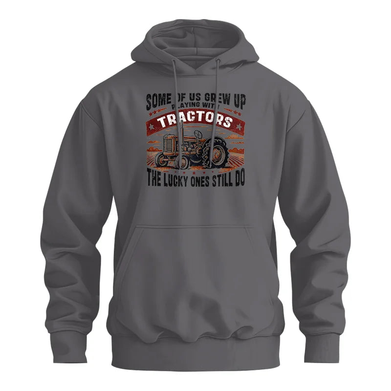 Some Of Us Grew Up Playing With Tractors 2 - Unisex Heavy Blend™ Hooded Sweatshirt