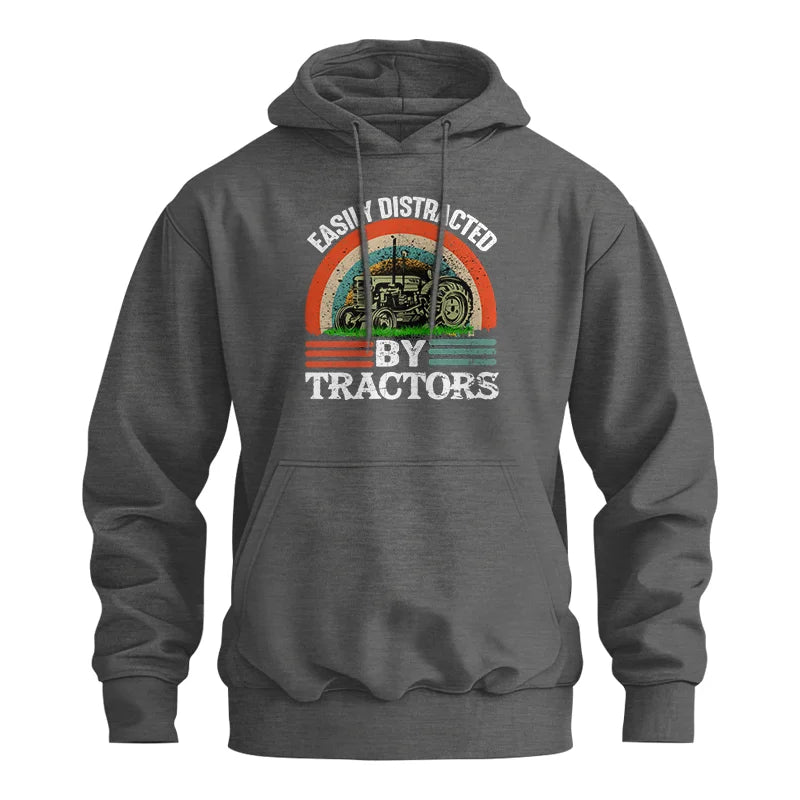 Image of Easily Distracted By Tractors - Unisex Heavy Blend™ Hooded Sweatshirt