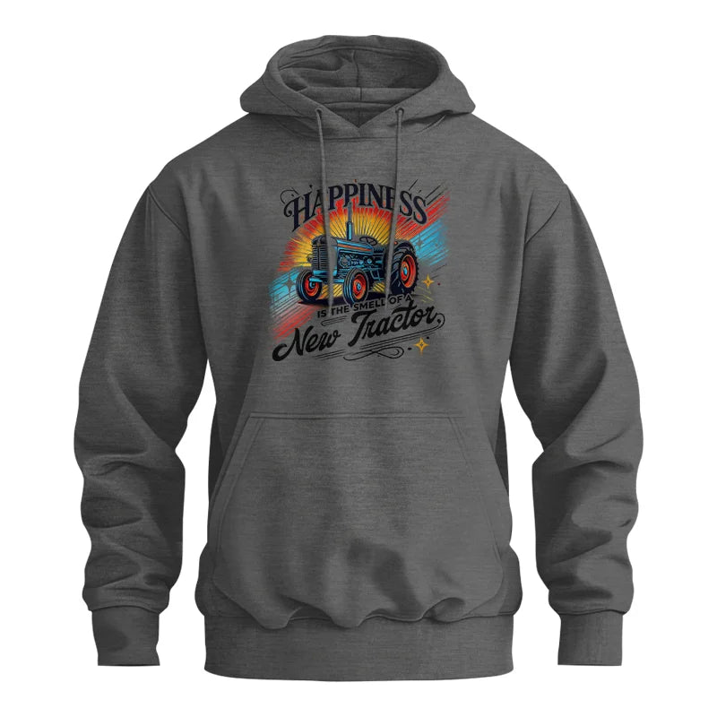 Happiness Is The Smell Of A New Tractor - Unisex Heavy Blend™ Hooded Sweatshirt