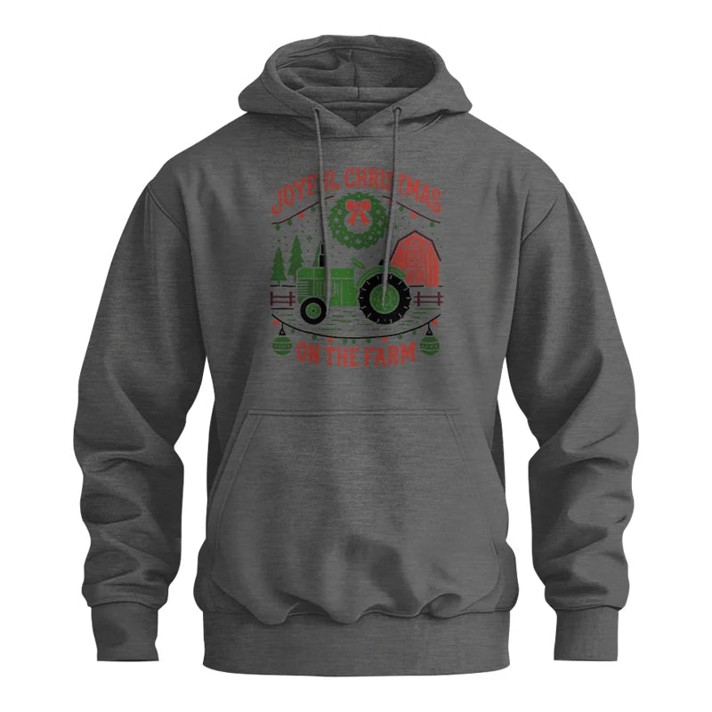 Image of Joyful Christmas On The Farm 3 - Unisex Heavy Blend™ Hooded Sweatshirt