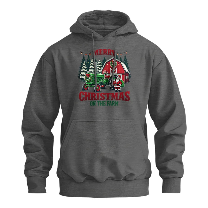 Merry Christmas On The Farm 3 - Unisex Heavy Blend™ Hooded Sweatshirt