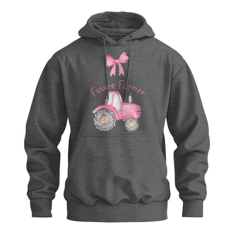 Pink Tractor For Future Farmer - Unisex Heavy Blend™ Hooded Sweatshirt