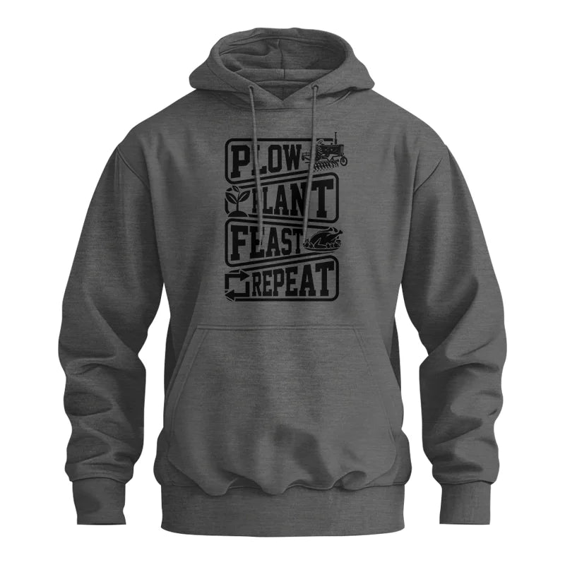 Image of Plow Plant Feast Repeat 1 - Unisex Heavy Blend™ Hooded Sweatshirt