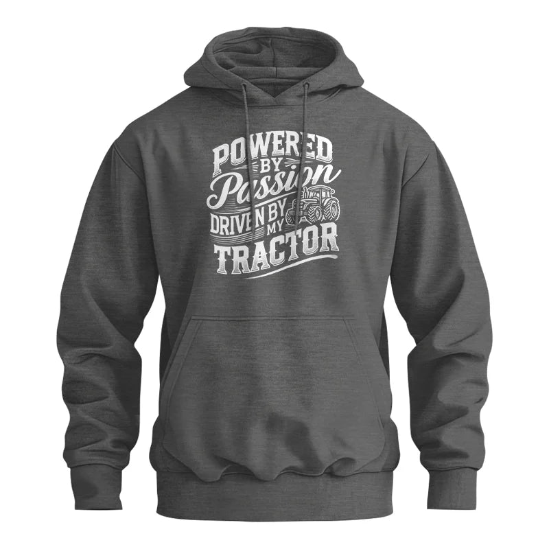 Image of Powered By Passion Driven By My Tractor 2 - Unisex Heavy Blend™ Hooded Sweatshirt