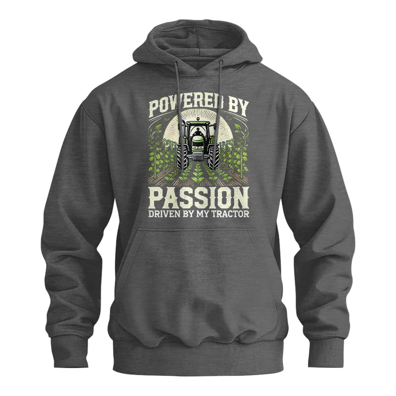 Powered By Passion Driven By My Tractor 3 - Unisex Heavy Blend™ Hooded Sweatshirt