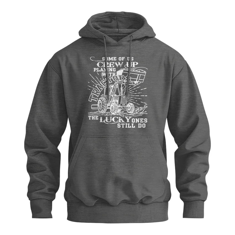 Some Of Us Grew Up Playing With Tractors 1 - Unisex Heavy Blend™ Hooded Sweatshirt