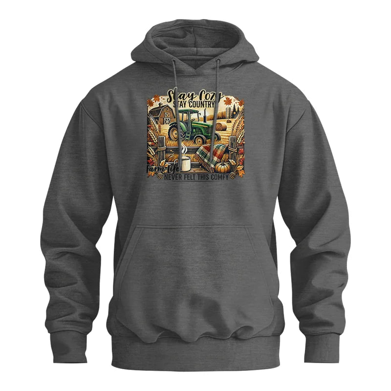 Stay Cozy_Stay Country_Farm Life Never Felt This Comfy 2 - Unisex Heavy Blend™ Hooded Sweatshirt