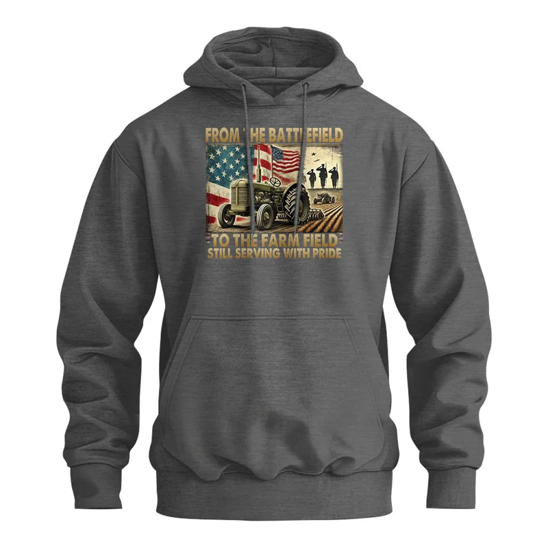 Veteran Farmer From The Battlefield To The Farm Field 1 - Unisex Heavy Blend™ Hooded Sweatshirt