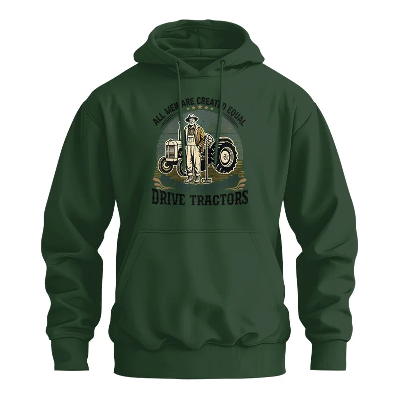 All Men Equal But The Coolest Drive Tractors - Unisex Heavy Blend™ Hooded Sweatshirt