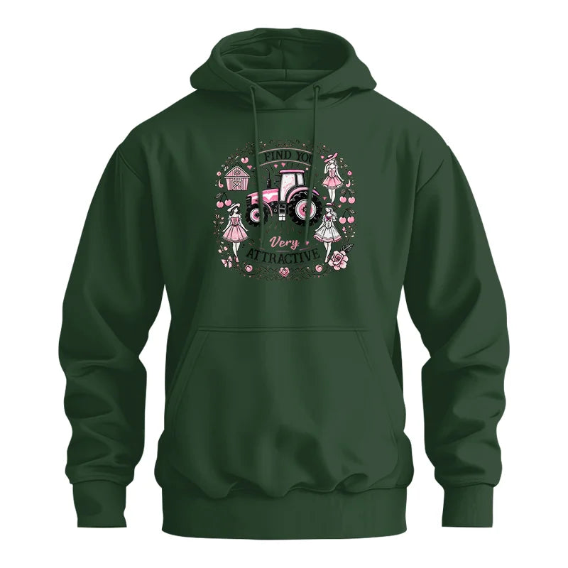 I Find You Very Attractive Pink Cherry - Unisex Heavy Blend™ Hooded Sweatshirt