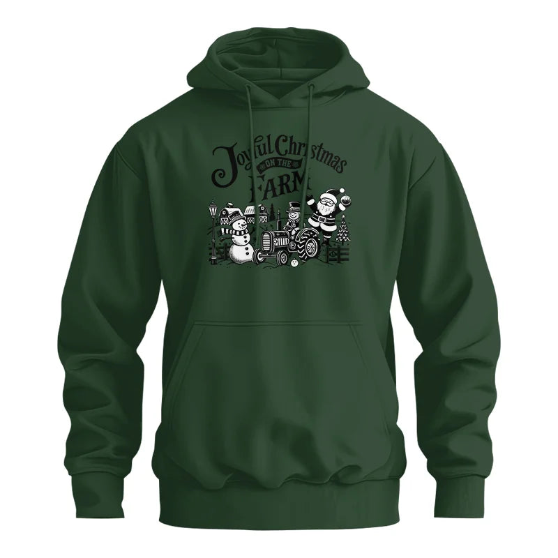 Joyful Christmas On The Farm 1 - Unisex Heavy Blend™ Hooded Sweatshirt