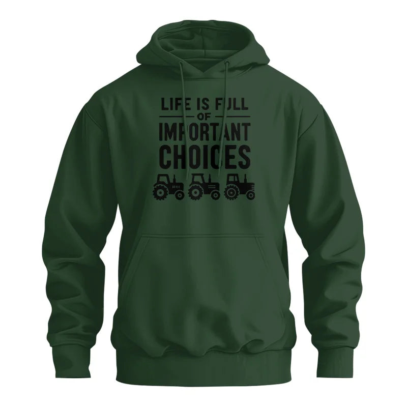 Image of Life Is Full Of Important Choices 27 - Unisex Heavy Blend™ Hooded Sweatshirt