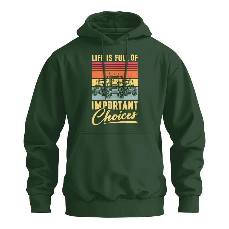 Image of Life Is Full Of Important Choices 39 - Unisex Heavy Blend™ Hooded Sweatshirt