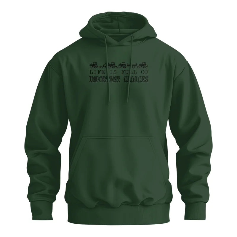 Life Is Full Of Important Choices 8 - Unisex Heavy Blend™ Hooded Sweatshirt