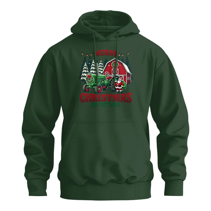 Merry Christmas On The Farm 3 - Unisex Heavy Blend™ Hooded Sweatshirt