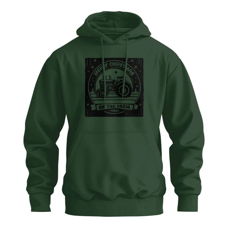 Merry Chritmas On The Farm 5 - Unisex Heavy Blend™ Hooded Sweatshirt