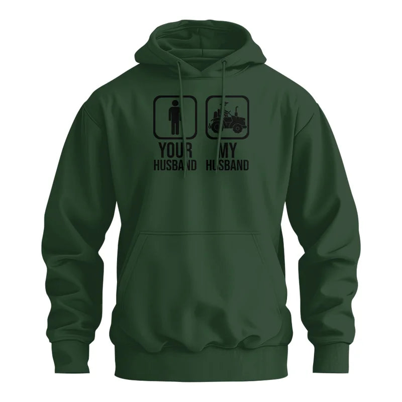 My Husband Is Cooler Than Yours Funny Farm Tractor 2 - Unisex Heavy Blend™ Hooded Sweatshirt