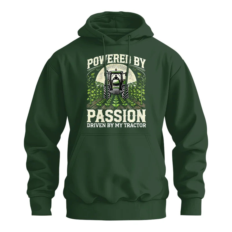 Powered By Passion Driven By My Tractor 3 - Unisex Heavy Blend™ Hooded Sweatshirt