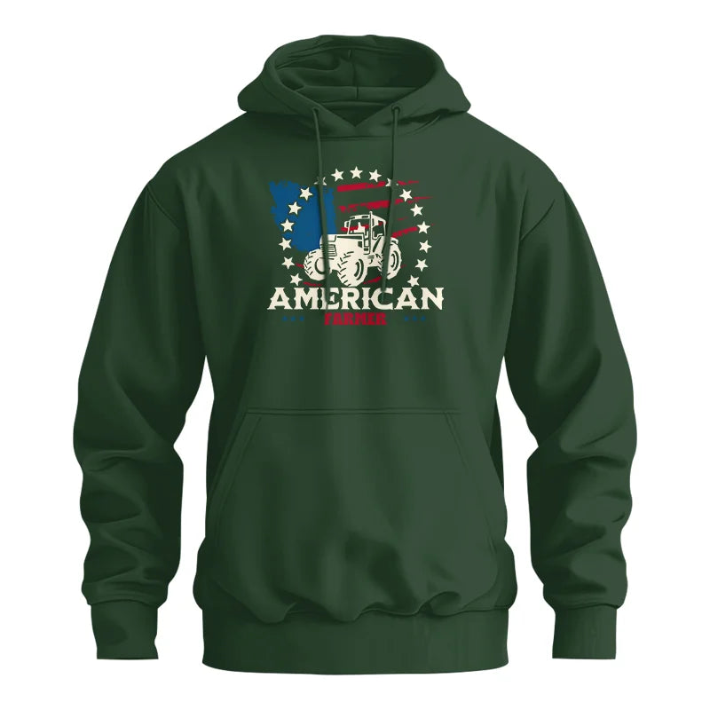 Proud To Be An American Farmer Citizen Veteran - Unisex Heavy Blend™ Hooded Sweatshirt