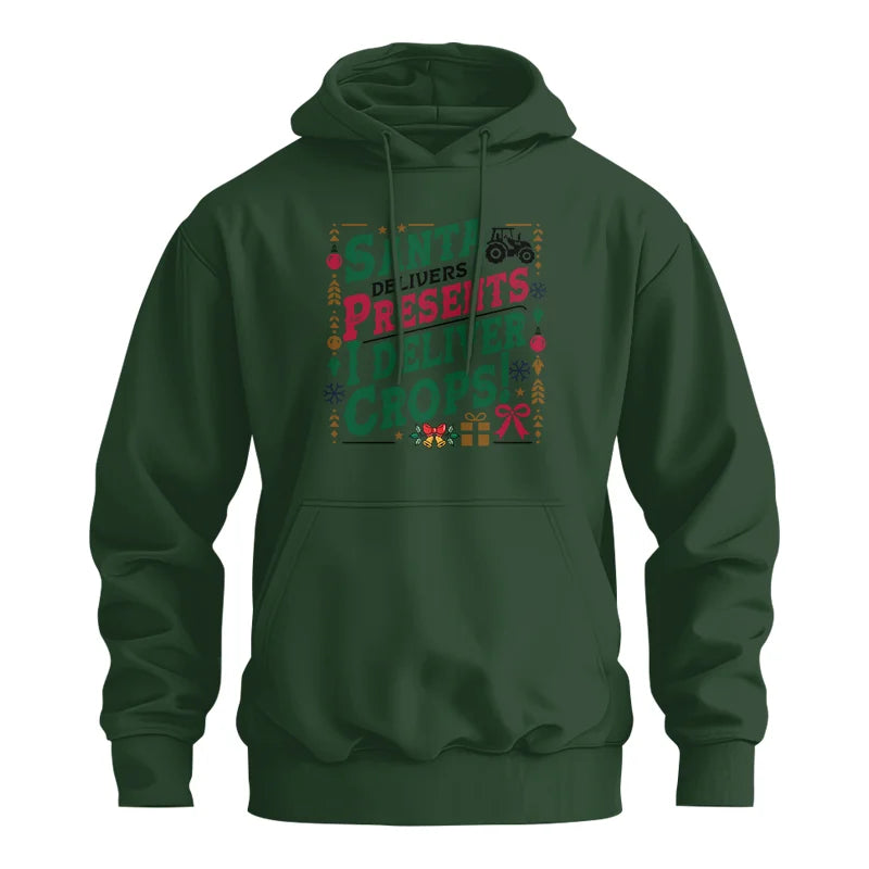 Santa Deliver Present I Deliver Crops! - Unisex Heavy Blend™ Hooded Sweatshirt