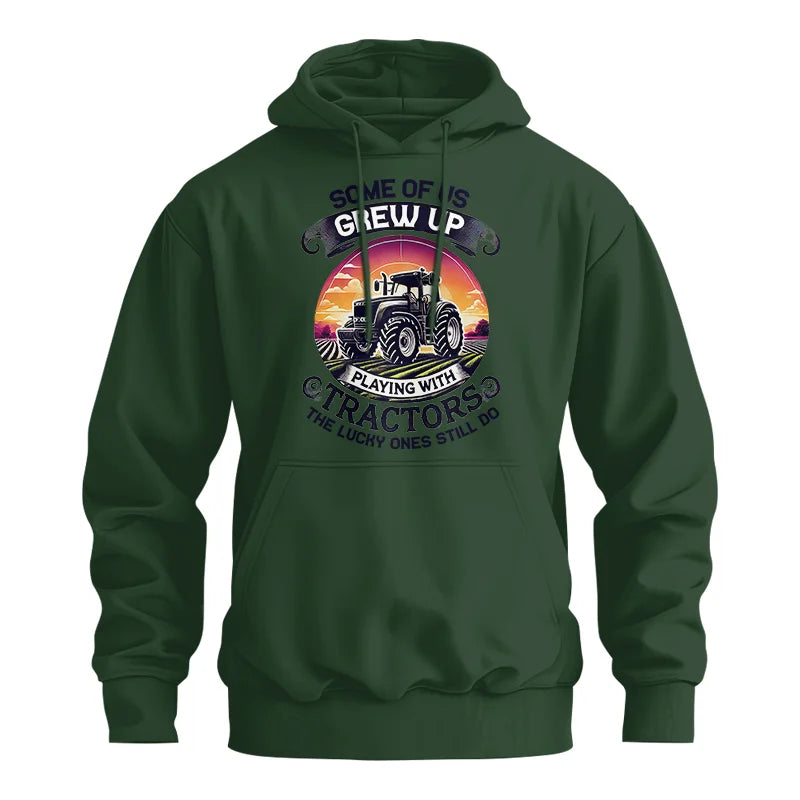 Some Of Us Grew Up Playing With Tractors 4 - Unisex Heavy Blend™ Hooded Sweatshirt