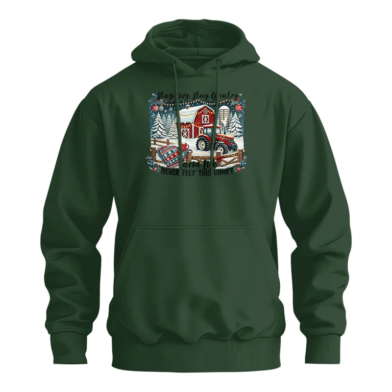 Stay Cozy_Stay Country_Farm Life Never Felt This Comfy 3 - Unisex Heavy Blend™ Hooded Sweatshirt